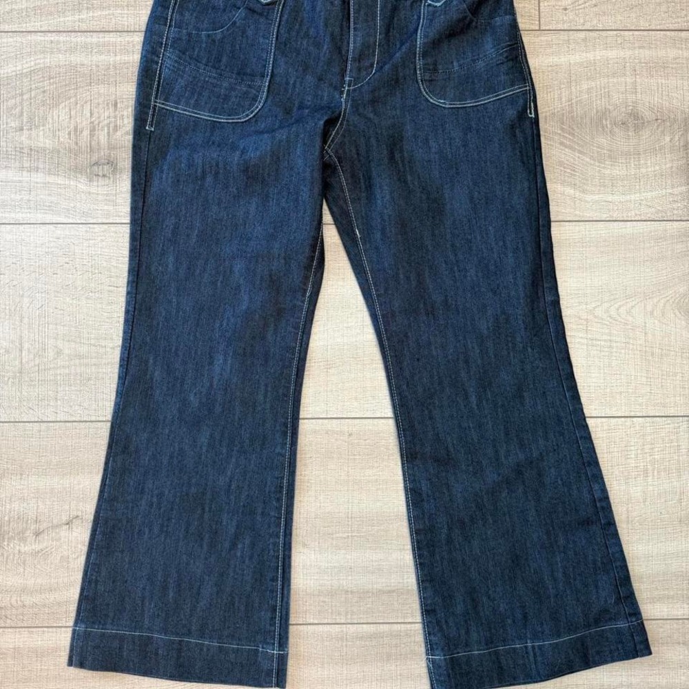 Z. Cavaricci Wide Leg Dark Wash Jeans – Y2K Style